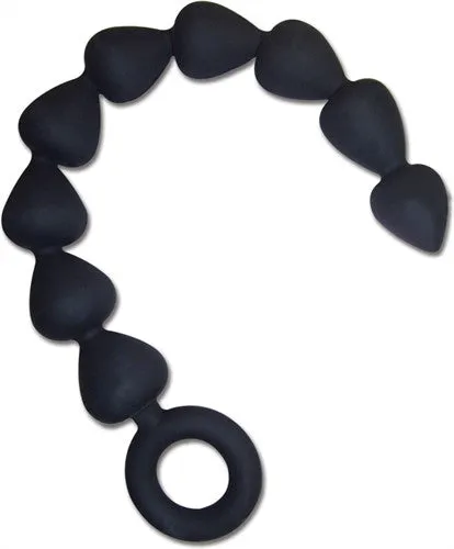 Sportsheets Sex and Mischief Black Silicone Anal Beads | Anal Sportsheets Sex and Mischief Black Silicone Anal Beads | Anal