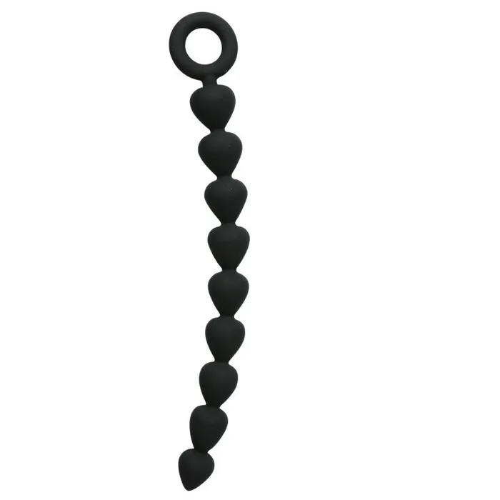 Sportsheets Sex and Mischief Black Silicone Anal Beads | Anal Sportsheets Sex and Mischief Black Silicone Anal Beads | Anal