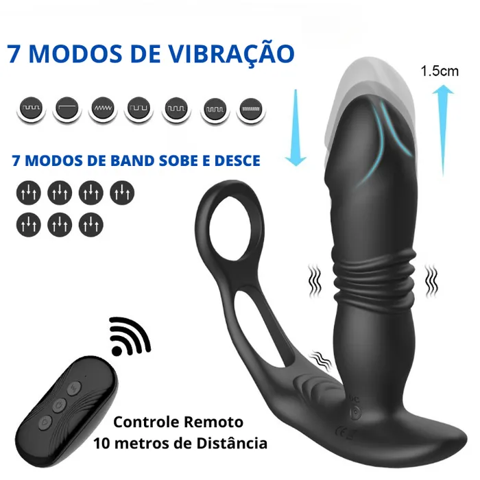 18+sexyshop Vibrador Plug Anal Masculino | Anal