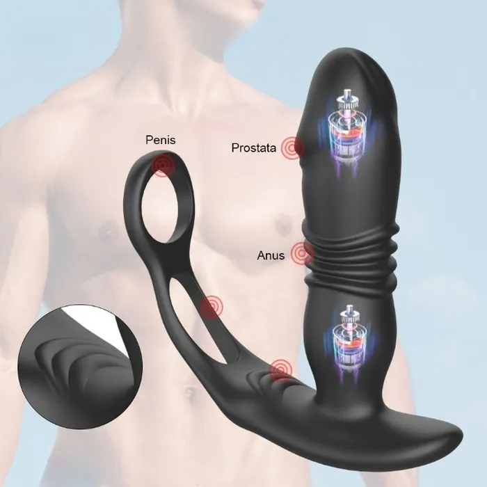 18+sexyshop Vibrador Plug Anal Masculino | Anal