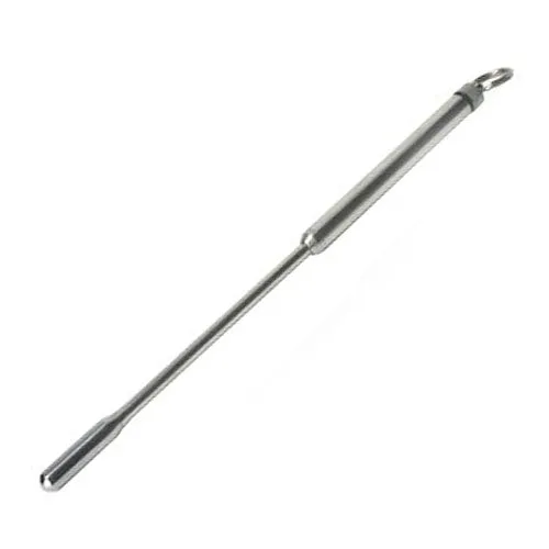 75 Inch Stainless Steel Vibrating Urethral Sound Kink Industries Male Sex Toys