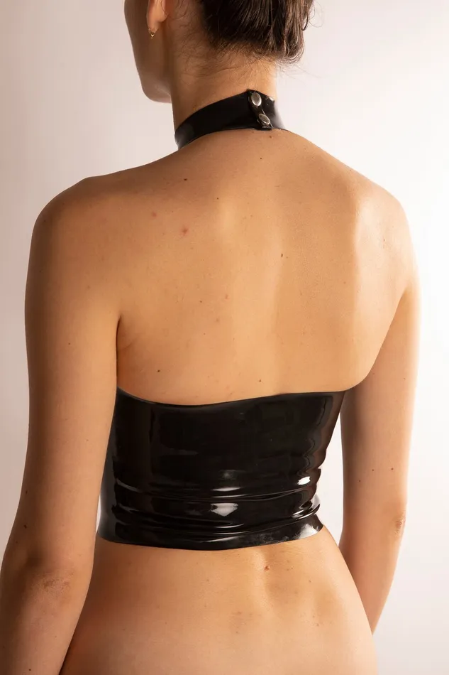 ANITA BERG Female Sex Toys | Top Scollo all'Americana in Latex