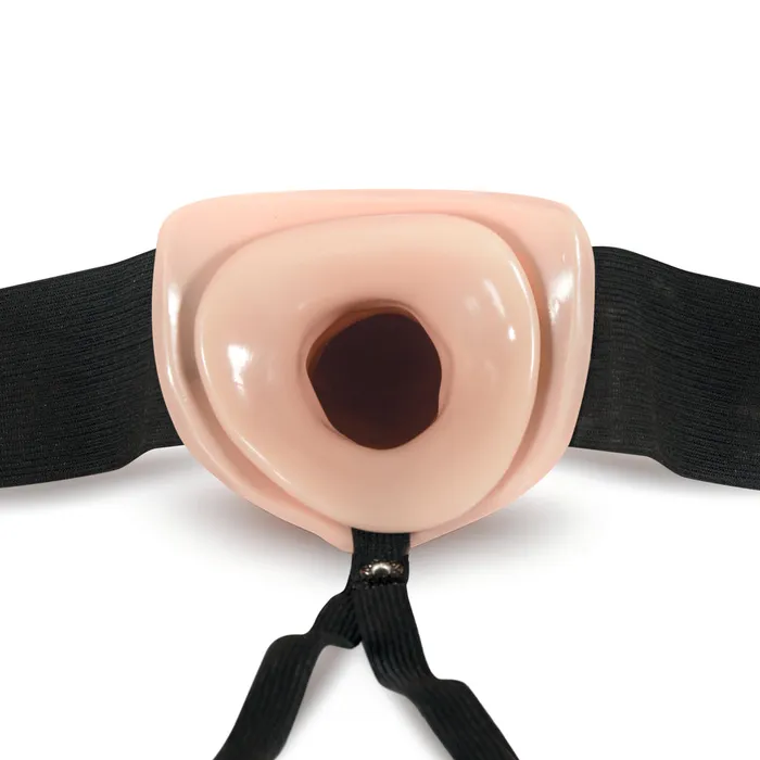 Blush Novelties Female Sex Toys | Dr. Skin Hollow Strap On 6 Inch Vanilla
