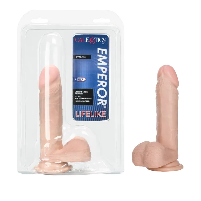 Dildos | California Exotic Emperor 6 Inch Life Like Dildo Ivory