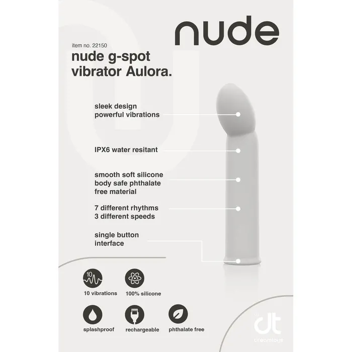 Dream Toys Female Sex Toys | Nude Aulora Mini GSpot Vibrator
