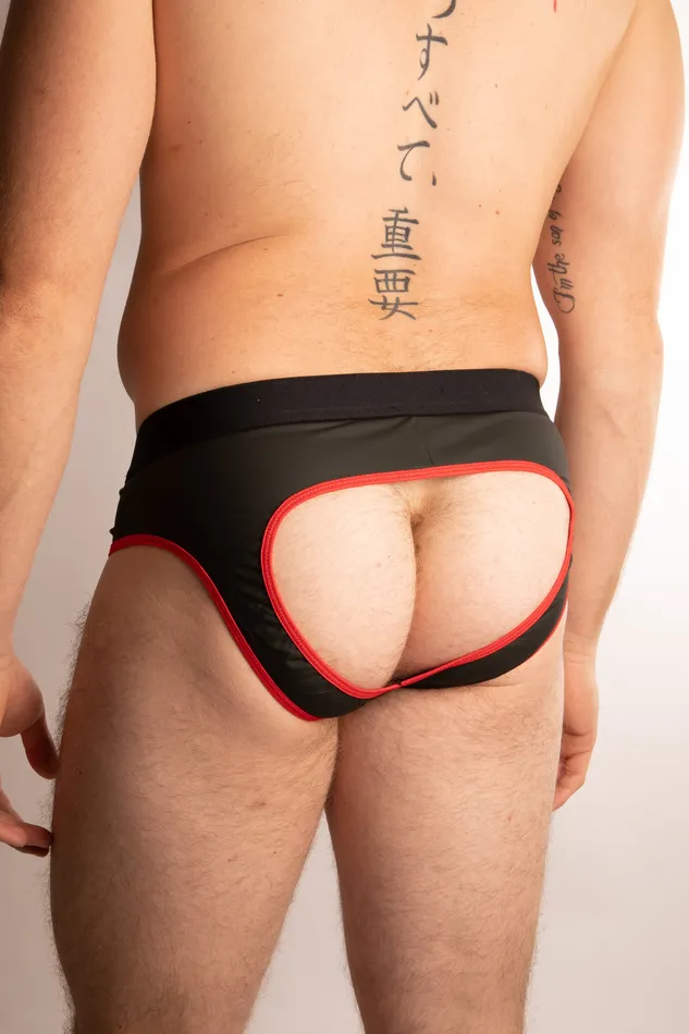 Female Sex Toys | ORION Jockstrap con Cerniera in Neoprene Nero