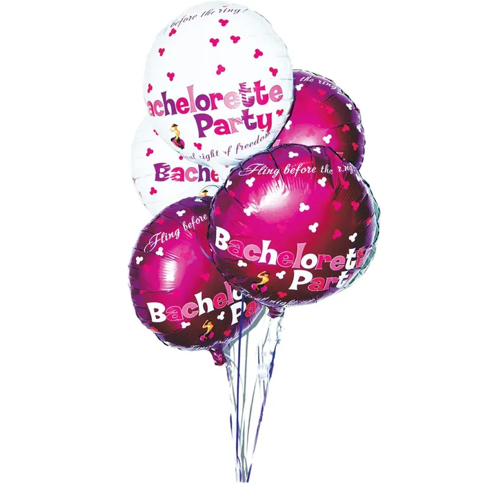 Hott Products Enhancers Bachelorette Party Foil Balloons 9 Pack Assorted Colors