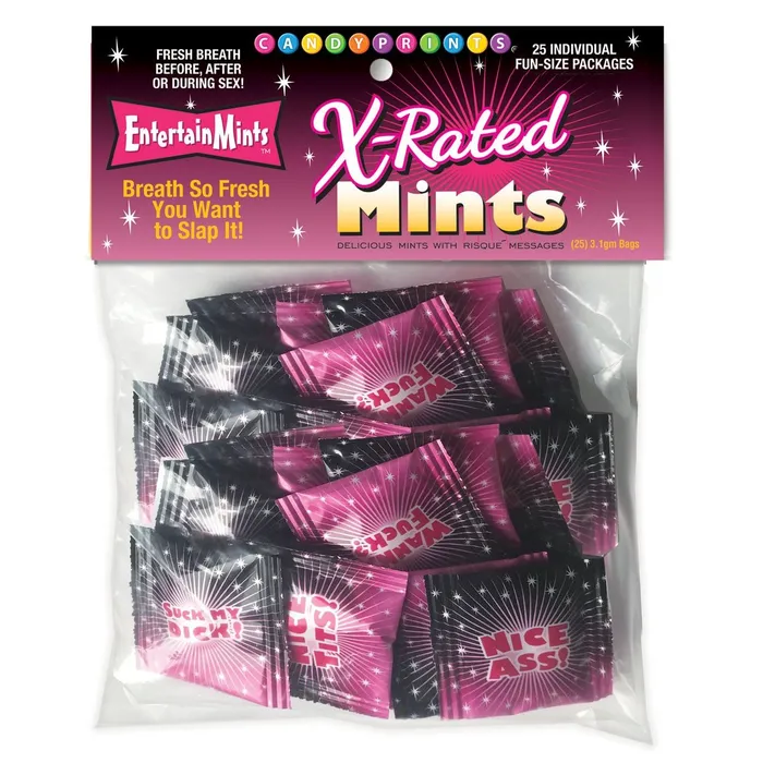 Little Genie Male Sex Toys XRated Mints Bag of 25 Individual FunSize Packages