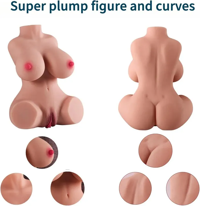 Lover Senses Male Sex Toys | Ms Jackie 7.7 LB Life Like 3 in 1 Mini Sex Doll by Lover Senses