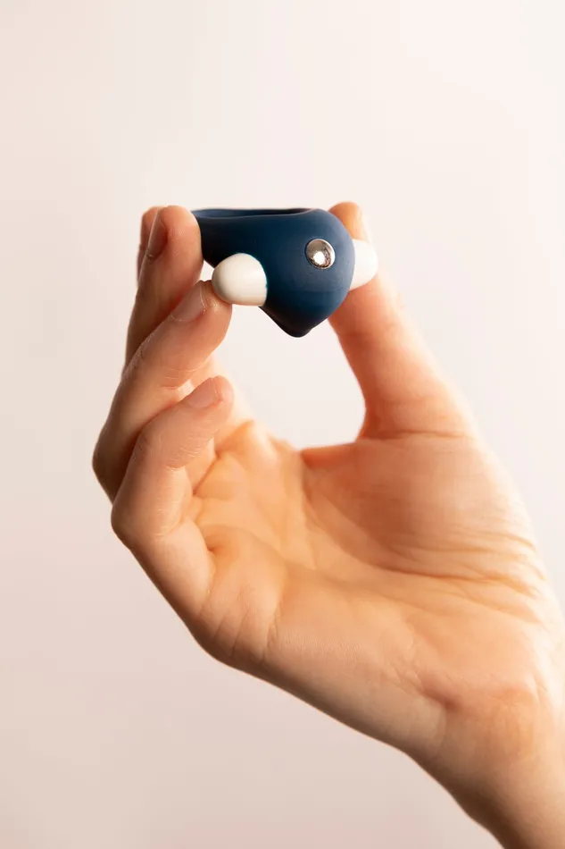 Male Sex Toys | Rings of Love Cock Ring Vibrante Blu - TONGA