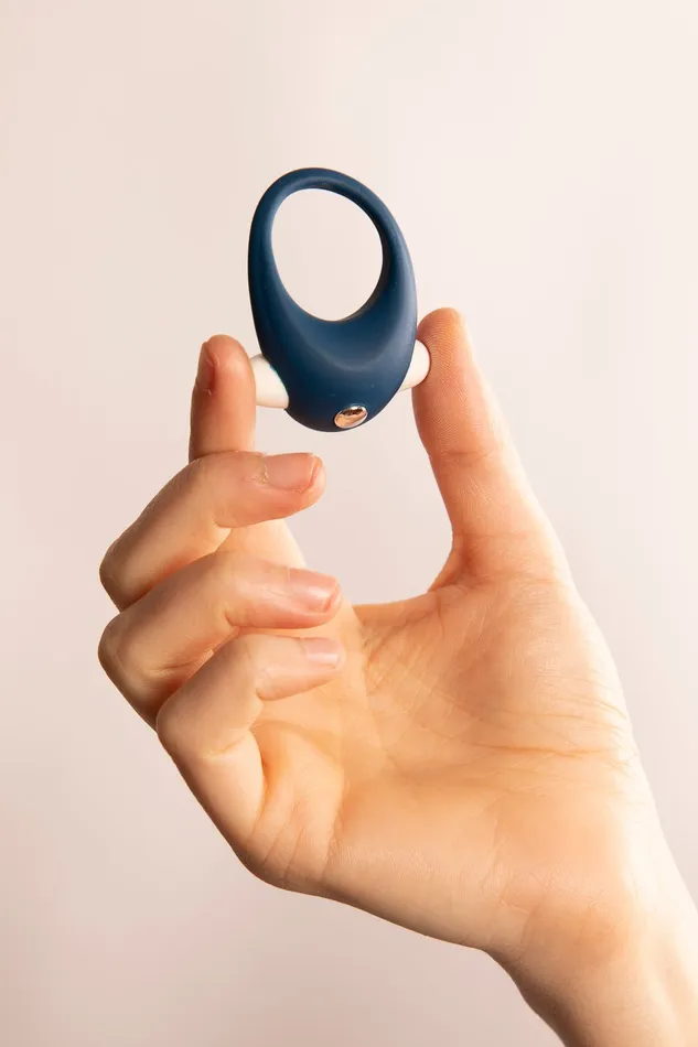 Male Sex Toys | Rings of Love Cock Ring Vibrante Blu - TONGA