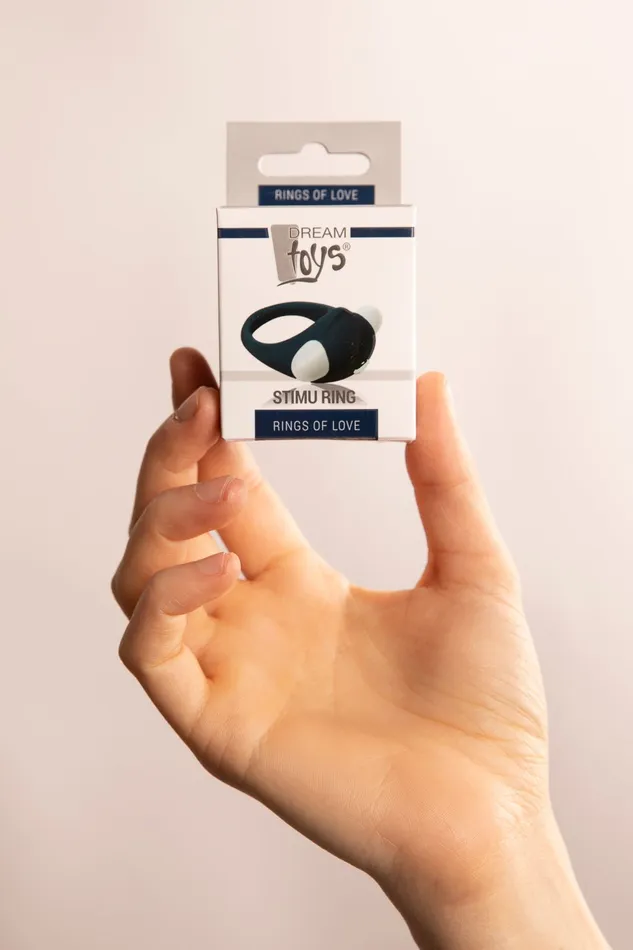 Male Sex Toys | Rings of Love Cock Ring Vibrante Blu - TONGA