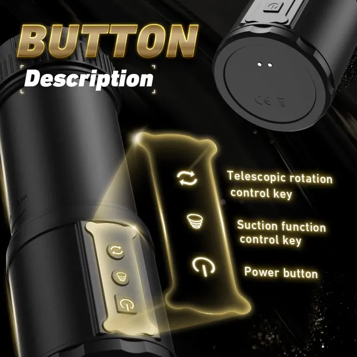 Male Sex Toys | secretera Automatic Masturbator Thrusting Sucking Vibrating Rotating Men Stroker Sex Toys