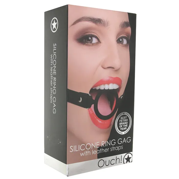 Male Sex Toys | Silicone Rigid Ring Gag - Ouch! Male Sex Toys | Silicone Rigid Ring Gag - Ouch!