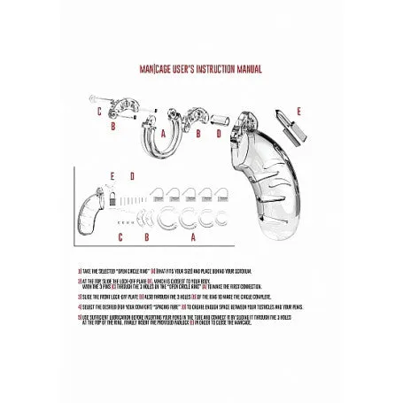 ManCage Male Sex Toys | Gabbia di castità Model 03 - Man Cage