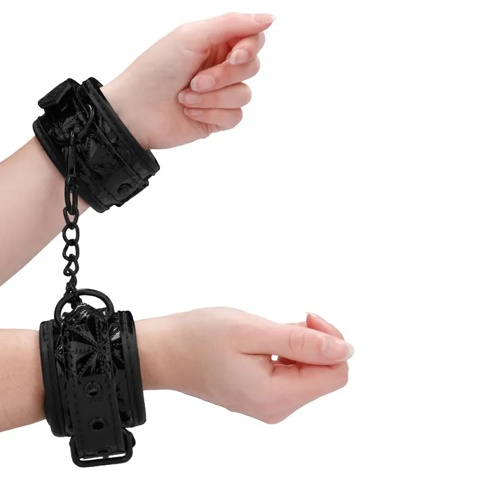 Shots Toys Ouch Luxury Black Hand Cuffs | Anal Shots Toys Ouch Luxury Black Hand Cuffs | Anal