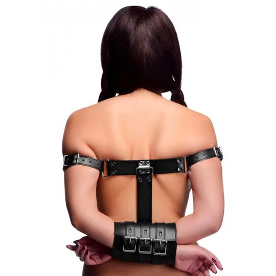 Strict Arm Binder Adjustable Restraint XR Brands Male Sex Toys