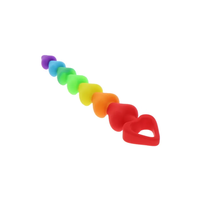 Toy Joy Sex Toys ToyJoy Rainbow Heart Anal Beads | Anal Toy Joy Sex Toys ToyJoy Rainbow Heart Anal Beads | Anal