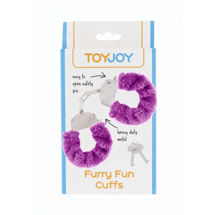 Toy Joy Sex Toys Vibrators | ToyJoy Furry Fun Wrist Cuffs Purple Toy Joy Sex Toys Vibrators | ToyJoy Furry Fun Wrist Cuffs Purple
