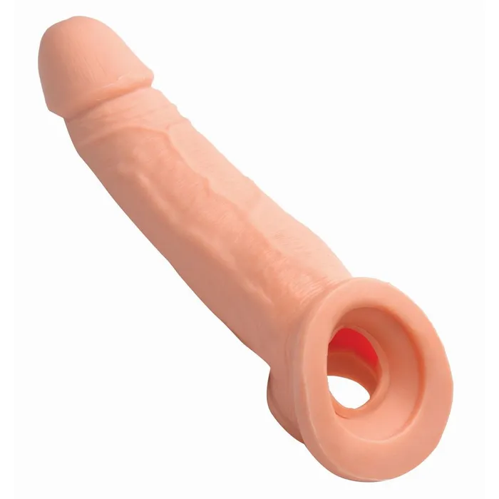 XR Brands Size Matters Ultra Real 2 Inch Solid Tip Penis Extension Male Sex Toys