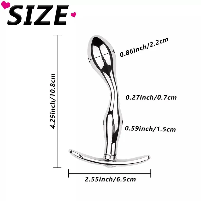 Yourlovelychoices Anal | Metal Steel G-spot Anal Butt Plug Prostate Massager Probe Sex Toys for Men Women Yourlovelychoices Anal | Metal Steel G-spot Anal Butt Plug Prostate Massager Probe Sex Toys for Men Women