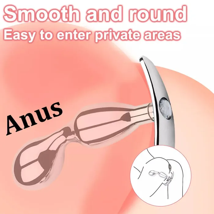 Yourlovelychoices Anal | Metal Steel G-spot Anal Butt Plug Prostate Massager Probe Sex Toys for Men Women Yourlovelychoices Anal | Metal Steel G-spot Anal Butt Plug Prostate Massager Probe Sex Toys for Men Women