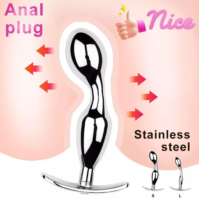 Yourlovelychoices Anal | Metal Steel G-spot Anal Butt Plug Prostate Massager Probe Sex Toys for Men Women Yourlovelychoices Anal | Metal Steel G-spot Anal Butt Plug Prostate Massager Probe Sex Toys for Men Women