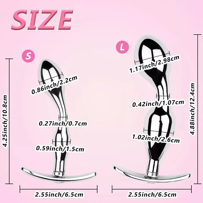 Yourlovelychoices Anal | Metal Steel G-spot Anal Butt Plug Prostate Massager Probe Sex Toys for Men Women Yourlovelychoices Anal | Metal Steel G-spot Anal Butt Plug Prostate Massager Probe Sex Toys for Men Women